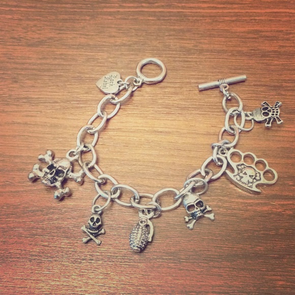 Rock Rebel Jewelry - Rock Rebel 💀 Skull Charm Bracelet Rock Rebel Jewelry - Rock Rebel 💀 Skull Charm Bracelet
